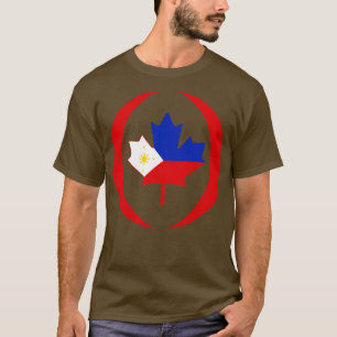 Filipino Canadian Multinational Patriot Flag T-Shirt