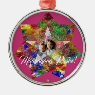 Filipino Colourful Star Lantern Style, Girly Metal Tree Decoration