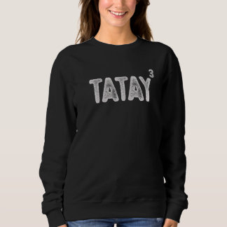 Filipino Dad Of Three Tatay Mens Sweatshirt