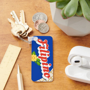 Filipino + Fabulous Double-Sided Key Ring
