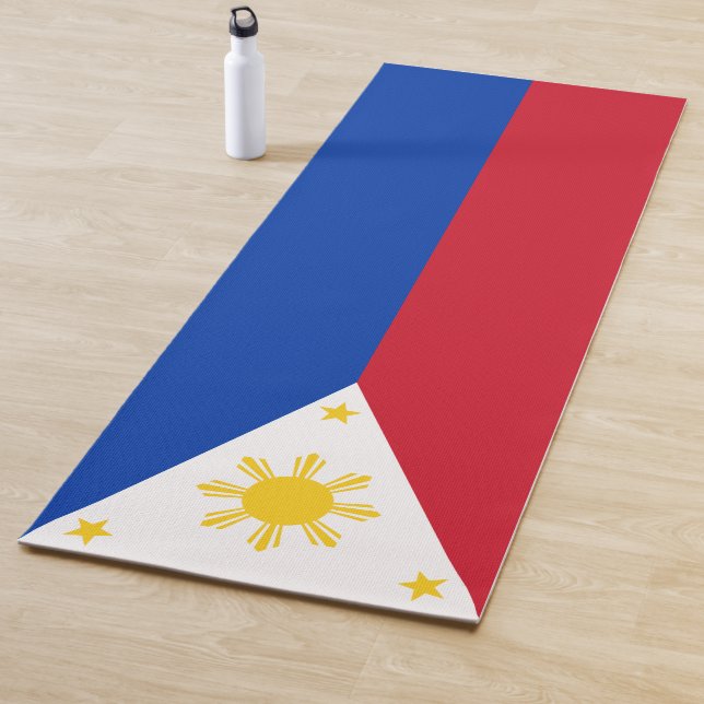 Filipino Flag (Philippines) Yoga Mat (In Situ)