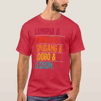 Filipino Food Lover Foodie Phillippines Cuisine vi T-Shirt