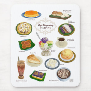 Filipino Food / Meryenda / Desserts Mouse Pad