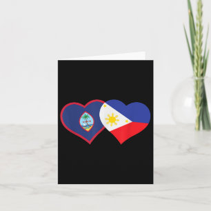 Filipino Guam Heart Pinoy Chamorro Philippines Gua Card