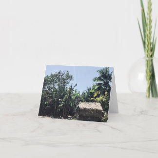 Filipino Hut Thank You Card