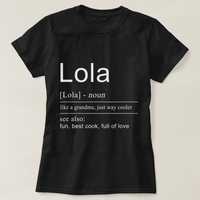 Filipino Lola Grandma Philippines  for Women T-Shirt (Design Front)