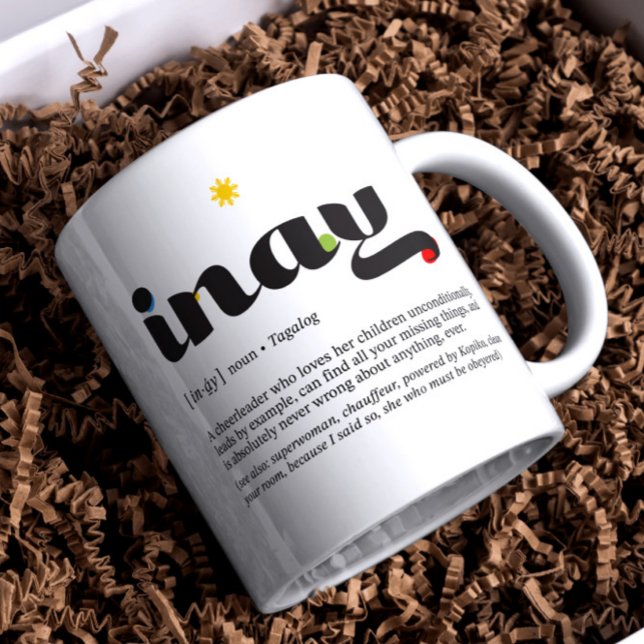 Filipino Mum Mug — Inay (Tagalog) (Creator Uploaded)