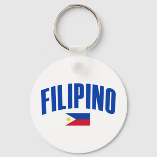 Filipino Philippine Flag Key Ring