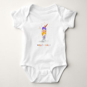 Filipino / Philippine Halo Halo Watercolor Baby Bodysuit