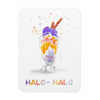 Filipino / Philippine Halo Halo Watercolor Magnet