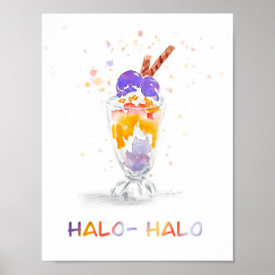 Filipino / Philippine Halo Halo Watercolor Print