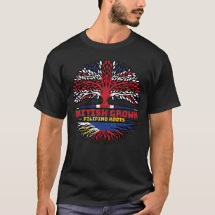 Filipino Philippines Uk United Kingdom British T-Shirt