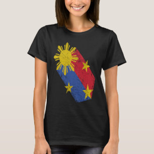 Filipino Pride Philippine Flag Proud Pinoy Pinay P T-Shirt