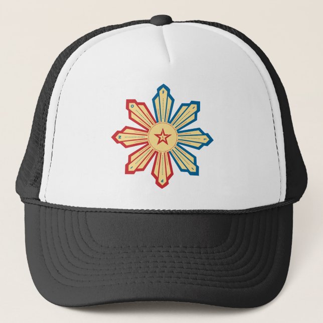 Filipino Sun - LS Trucker Hat (Front)