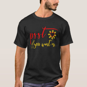 Filipino Valentineu2019s Day Blink If You Want Me  T-Shirt