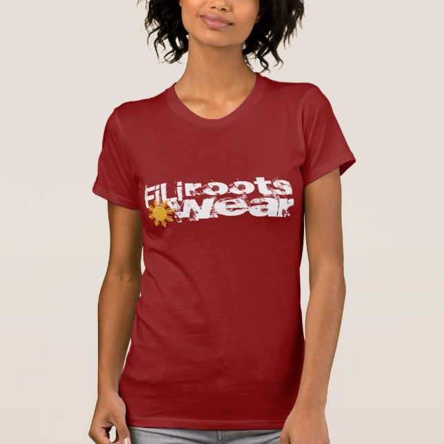filirootswear red T-Shirt (Front)