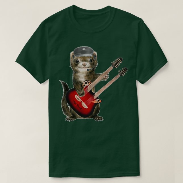 Filk Ferret and Medusa  T-Shirt (Design Front)