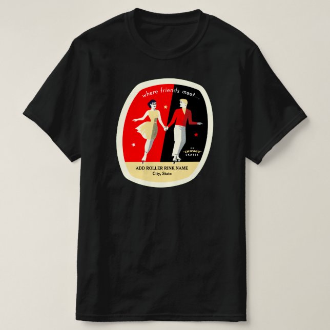 Fill In Name & City, State of Your Favourite Rolle T-Shirt (Design Front)