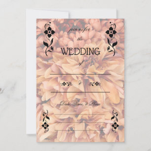 Fill in the Blank Fall Wedding Invitation 