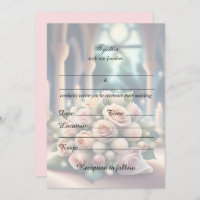 Fill In The Blank Floral Wedding Invitation