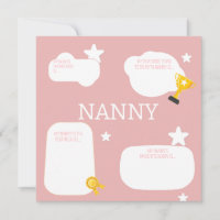 Fill in the blank Nanny Mother's day