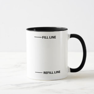 Fill line, refill line mug