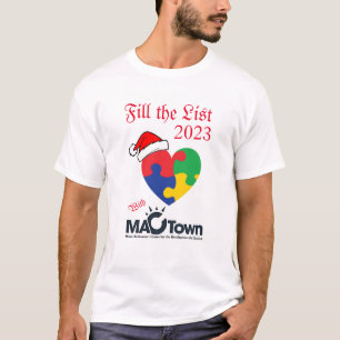Fill the List 2023, MacTown Autism Awareness,  T-Shirt