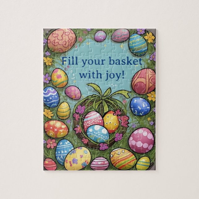 Fill Your Basket With Joy Jigsaw Puzzle (Vertical)