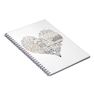 Fill Your Heart Spiral Notebook