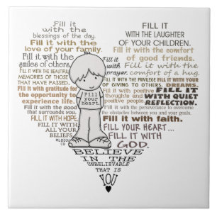 Fill Your Heart Tile