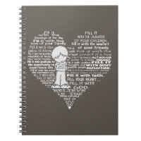 Fill Your Heart-White Letters