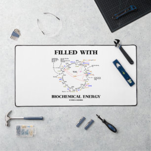 Filled With Biochemical Energy Krebs Cycle Humour Desk Mat