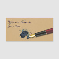 Filler Fountain Pen with Ink Blot