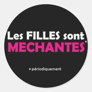 Filles Classic Round Sticker