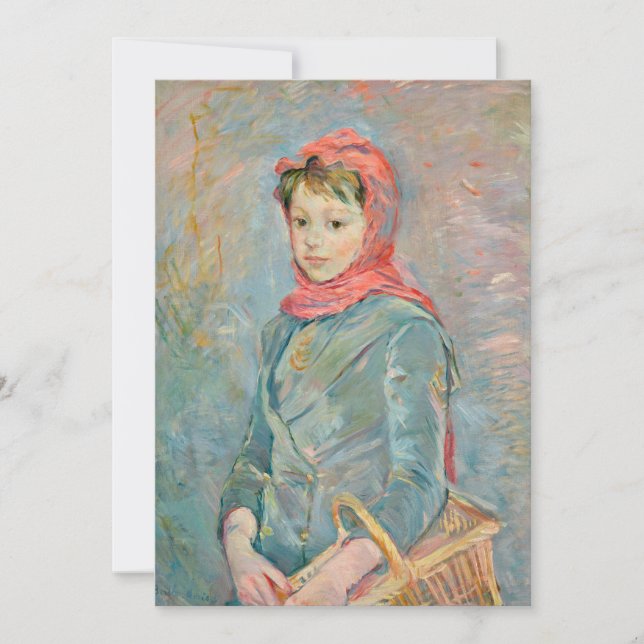 Fillette Portant un Panier | Berthe Morisot (Front)