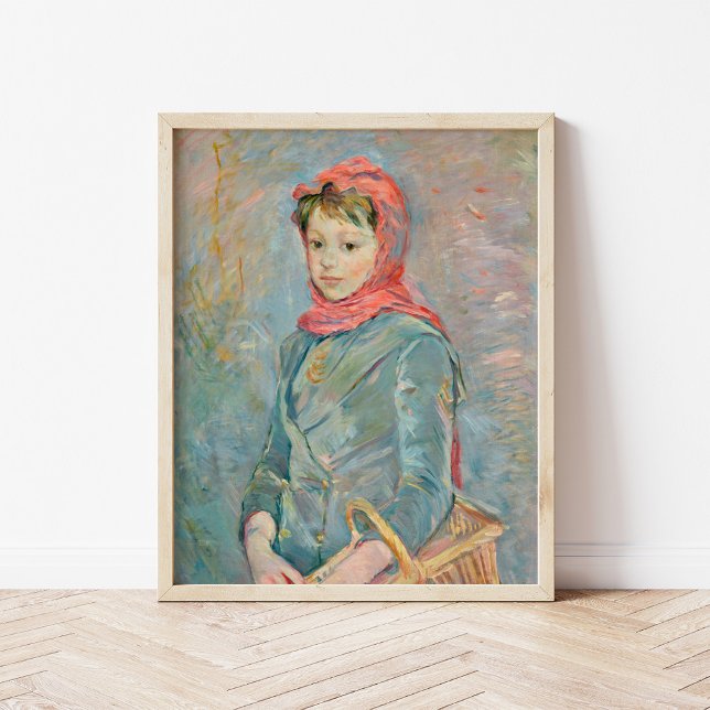 Fillette Portant un Panier | Berthe Morisot Poster (Creator Uploaded)