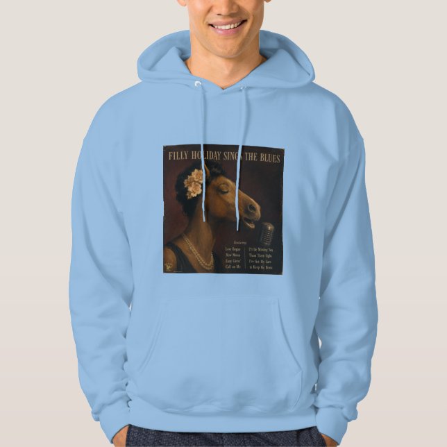 Filly Holiday Album: a Parody Hoodie (Front)