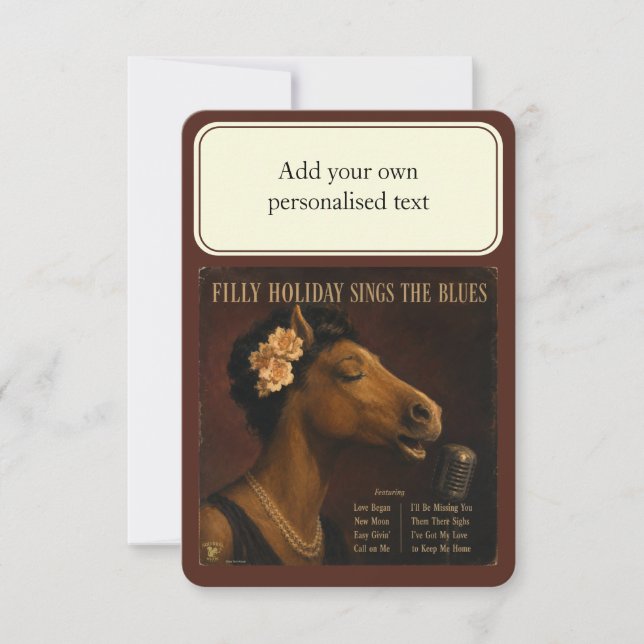 Filly Holiday Album: a Parody Invitation (Front)
