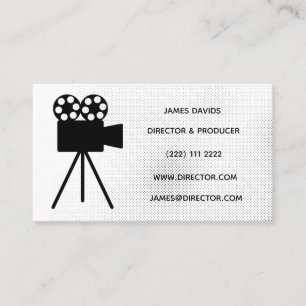FIlm and video themed business card