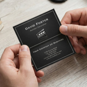 Film Assistant Cameraman Director Business Card