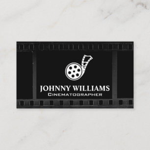 Film Background Film Reel Business Card