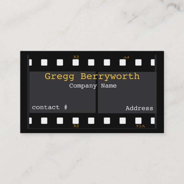 Film Business Card (Front)