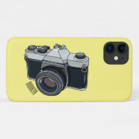 Film camera cartoon illustration