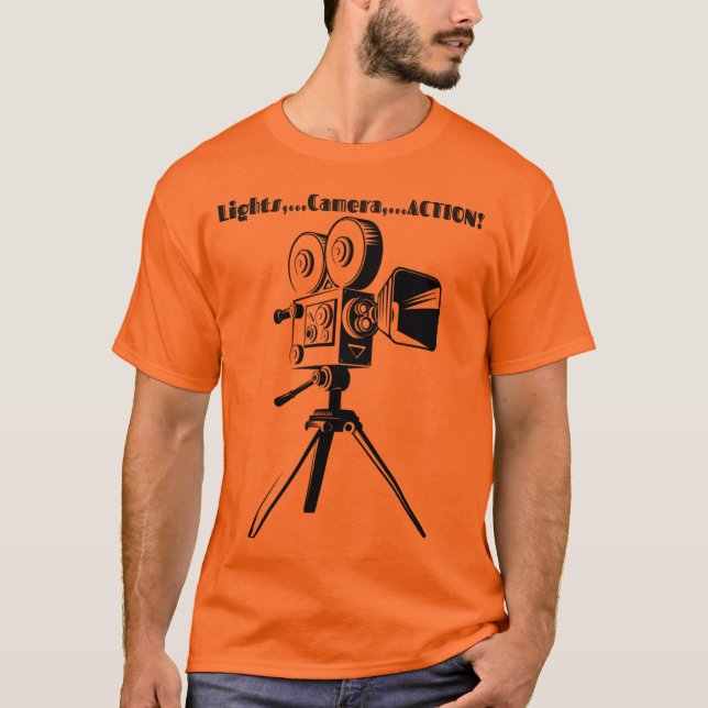 Film Camera Graphic T-Shirt (Front)