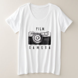 Film Camera T-Shirt Plus Size T-Shirt