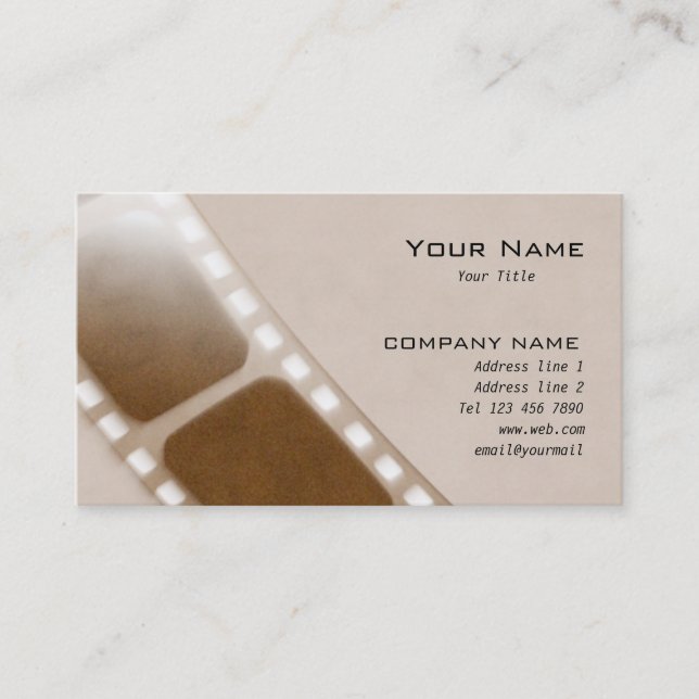 Film company Business Card (Front)