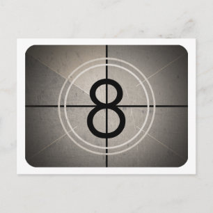 Film Countdown Postcard