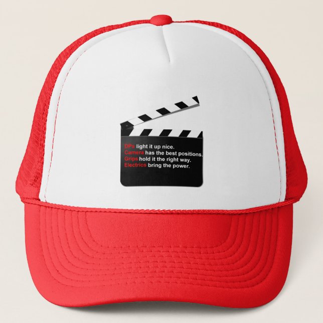 Film Crew DP hat and give a Clap for (Front)
