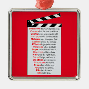 Film Crew Metal Tree Decoration