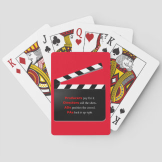 Film Crew stack the deck for new movies Playing C Cards